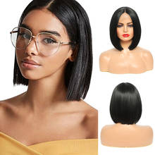 Sylhair 9 omomombre laço frente bob perucas em linha reta bob perucas loira laço bob perucas para preto 2024 - compre barato