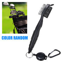 1 Pcs Golf Club Brush 2 Sided Metal Nylon Golf Club Brush Groove Ball Cleaner Cleaning Tool Golf Accessories 2024 - buy cheap