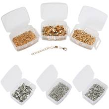 1 Set DIY Jewelry Making Lobster Clasp/Open Jump Ring/Buckle Clip/Extension Chain Jewellery Making Supplies Components 2024 - buy cheap