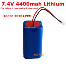 Batería de litio 7,4 V 4400mah 18650 2S2P 4400mah + BMS para instrumento de medición de equilibrio portátil, proyector de señal, tijera eléctrica 2024 - compra barato