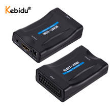 1080P Выход SCART для совместимому с HDMI конвертер Scart Вход Аудио Видео высококлассные сигнала адаптеры-конвертеры для звездного неба коробка DVD STB 2024 - купить недорого