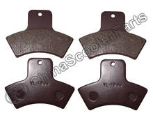 2 Pairs Brake Pads For POLARIS ATV Scrambler 500 2x4 4x4 1998-2004 Sport 400 1999-2000 Rear 2024 - buy cheap