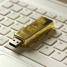 Business Gift Gold Bar USB 3.0 Pendrive 1TB Usb Flash Drive 512GB Memory Stick Flash Memory Card 64GB 16GB 32GB Pen Drive 2TB 2022 - buy cheap