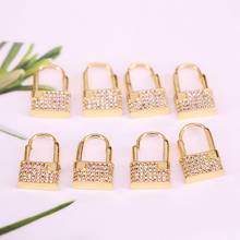 5Pair micro pave cz lock earring for lady fashion trendy women jewelry 2020 New arrived european women jewelry 2024 - buy cheap