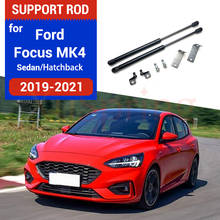 Cubierta de capó de coche, barras de elevación de choque de Gas, barra de soporte de resorte hidráulico, unids/set 2/juego para Ford Focus Focus4 MK4 2018 2019 2020 2024 - compra barato