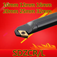 Herramienta de torneado CNC, S10K-SDZCR07, S12M-SDZCR07, S16Q-SDZCR07, S16Q-SDZCR11, S20R-SDZCR11, 10mm-32mm, 1 ud. 2024 - compra barato