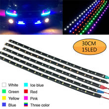 1/2Pcs Super Bright 30CM 3528 SMD 15 LED Flexible Neon DIY Home Car Led Strip Light Waterproof DC 12V 2024 - buy cheap