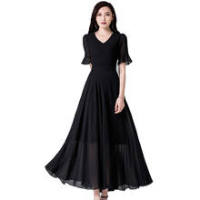 Vestido de verano de chifón para mujer, elegante, bohemio, talla grande, 2020 2024 - compra barato