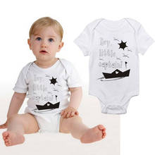 Ship Printing New Born Baby Clothes  One-Pieces Romper Baby Girl Clothes Toddler  Infant Kids Boys Jumpsuit Outfits 2024 - buy cheap