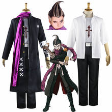 Anime Danganronpa Goodbye Despair Gundham Tanaka Cosplay Costume Jacket Coat Sarf Uniform Wig Full Set For Men Women Halloween 2024 - buy cheap