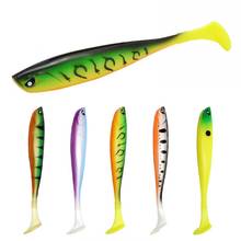 1pcs Jigging Wobblers Fishing Lure 130mm 10g shad T-tail soft bait Aritificial Silicone Lures Bass Pike Fishing Tackle 2024 - buy cheap