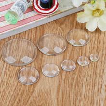 10-50pcs/lot 8/10/12/14/16/18/20/25/30mm Round Flatback Clear Glass Cabochons Dome for DIY Jewelry Making Findings 2024 - buy cheap