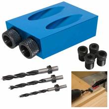 15 Degree Oblique Hole Locator Angle Drilling Locator Aluminium Woodworkers Drill Bits Jig Clamp Kit Guide Wood Hand Tools 2024 - buy cheap