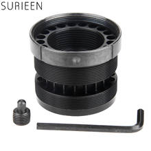 SURIEEN Tactical Standard Barrel Nut With Steel Jam Nut Ring For Free Float Quad Rail 5.56 Hunting Accessories Steel Barrel Nuts 2024 - buy cheap