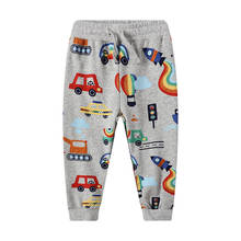 Funnygame New 2021 Cartoon Children's Long Pants Cotton Cute Boys Girls Sweatpants for Autumn Spring Kids Trousers Pants 2024 - buy cheap