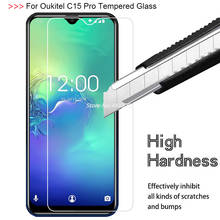 9H 2.5D Закаленное стекло для Oukitel C15 Pro Взрывозащищенная защитная пленка для Oukitel C15 профессиональная защитная пленка для стекла 2024 - купить недорого