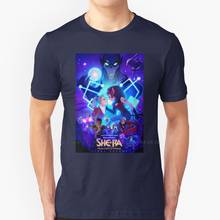 Camiseta con póster de she-ra 100% algodón puro, talla grande, She Ra Shera, Catradora, Catra Adora, Glimmer, arco, Netossa, Spinnerella, Perfuma 2024 - compra barato