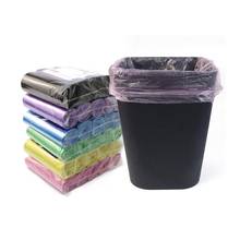 5 рулонов 100 шт бытовой одноразовых пластиковых стаканов, утолщенный, с мусорный мешок цвета большие кухонные хранения мешки для мусора 2024 - купить недорого