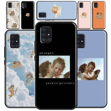 Capa de estética angels para samsung, capa para samsung a51 a71 a41 a31 a11 a12 a32 a42 a52 a72 a21s a20e a50 a70 a02s a20s a30s 2024 - compre barato