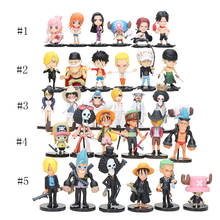 6pcs/set One Piece Anime Luffy Figure Zoro Sanji Law Edward Newgate Donquixote Doflamingo one piece Figure set Doll Toys 2024 - buy cheap