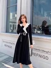 New quality WZ12416 High Fashion Women 2021 spring Dress Luxury famous Brand European Design party style dress 2024 - buy cheap