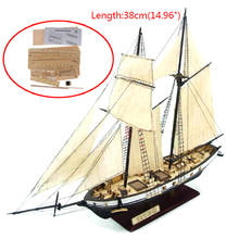 New 1:130 Sailing DIY Ship Assembly Model Classical Wooden Boat Decoration Wood 2024 - buy cheap