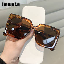 Imwete Vintage Sunglasses Women Men Luxury Sun Glasses Oversizes Square Eyeglasses 2021 Brand Designer Eyewear UV400 2024 - buy cheap