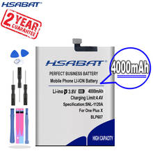 Новое поступление [HSABAT] 4000 мАч BLP607 Сменный аккумулятор для Oneplus X для One plus X 2024 - купить недорого