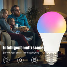 Умная Светодиодная лампа ZigBee 3,0 Tuya E27 100-240 В RGB + W + C, голосовое управление, работает со смартфонами, Alexa Echo Hub Google Home 2024 - купить недорого
