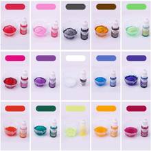 2022 New 10ml 15 Color Epoxy UV Resin Colorant Jewelry Liquid Pigment Bath Bomb Soap Dye 2024 - buy cheap