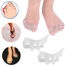 2Pcs/set Corrector Toe Protector Silicone Bunion Thumb Valgus Protector Preventing Blisters Nail Tools Foot Care Toe Separators 2024 - купить недорого