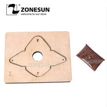 ZONESUN D2 Custom Leather Coin Purse Cutting Die Cutter Clicker Steel Rule Die Leather Pucnhing Tool For Die Cutting Machine 2024 - buy cheap