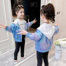 Cute Baby Girl Pink/Blue Color Jackets Coat Spring Autumn Kids Girls Outerwear Coats For 4 5 6 7 8 9 10 11 13 Year Girls Wear 2024 - buy cheap