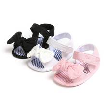 Moda verão bebê meninas sapatos respirável antiderrapante arco sandálias da criança menina macio soled primeiros caminhantes sapatos 0-18m 2024 - compre barato
