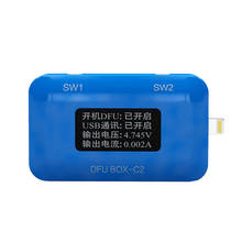 DFU BOX-C2 para restaurar el reinicio de IOS, reinicio instantáneo SN/ECID/información sobre el modelo de pantalla de tensión actual USB 2024 - compra barato