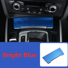Car Styling switch ignition Handrest Gear panel decoration Cover Stickers Gears Trim For Audi A4 b8 A5 Interior Auto Accessories 2024 - buy cheap