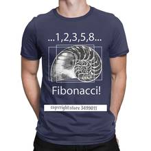 Camiseta masculina fibonacci, conjunto de camisetas com proporção de ouro matemática técnica, envio rápido 2024 - compre barato