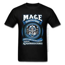 Mage The Master Of Magic T-Shirt Round Collar Fitness Top T-shirts Man Summer/Autumn Tops Shirts Short Sleeve Fashion Cotton 2024 - buy cheap
