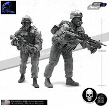 1/35 смоляные модельные наборы U.s. Нестандартная фигура солдат самодельный Tlp-08 2024 - купить недорого