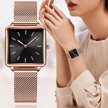 Nova moda relógios para mulheres de luxo aço inoxidável cinta senhoras relógio vestido quartzo rosa ouro relógio de pulso relógio zegarek damski 2024 - compre barato