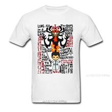 Samurai Jack T Shirt Men Funny Clothing Summer White Cotton Tshirts Japan Chic Tops Cartoon Tees Game Season T-shirt 2024 - buy cheap