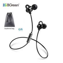 BGreen-Auriculares deportivos inalámbricos para correr, audífonos estéreo impermeables con Bluetooth 5,0, adsorción magnética 2024 - compra barato
