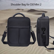 Черные Наплечные сумки для DJI Mavic Mini 2, сумка через плечо, дорожный защитный чехол для переноски, противовибрационный аксессуар для дрона 2024 - купить недорого