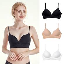 Sutiã ultrafino brilhante, roupa íntima sem anel de aço sem costura lingerie respirável para meninas sexy 2024 - compre barato