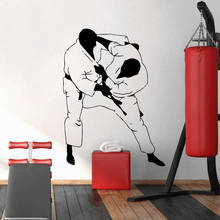 Fashion Judo Wall Stickers For Fitness Room Decor Sticker Wallpaper Gym Vinyl Wall Decal Mural 2024 - buy cheap