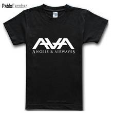 Camiseta informal para hombre, camisa de manga corta con estampado de música rock ava angels airwaves, 2015 algodón, talla grande, verano 100% 2024 - compra barato