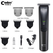 Codos CHC336 Professional Rechargeable Hair Clipper Electric Hair Trimmer Beard Shaver Men Barber Hair Cutting Machine 100-240V 2024 - buy cheap