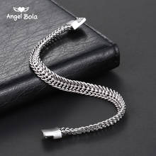 Buddha Bracelet Men Chain & Link Bracelets Ancient Silver color Couples Jewelry Buddha Bracelets & Bangles Pulseira Masculin 2024 - buy cheap