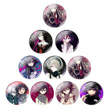 Tafree anime danganronpa: gatilho haast feliz 12/15/16/18/20/25/30mm cúpula de cabochons de vidro plana volta diy chaveiros jóias gi461 2024 - compre barato