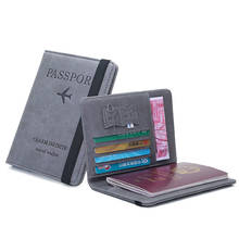 Паспорт Чехлы для карт из искусственной кожи кредитных карт бумажник унисекс Винтаж ID Бизнес карты Паспорт Кошелек Чехол 2024 - купить недорого